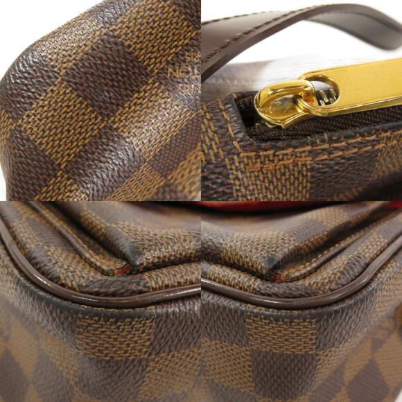 Louis Vuitton Ravello Damier Ebene Brown Handbag Canvas - Picture 9 of 10